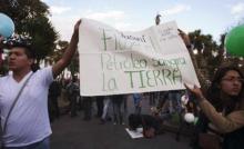 Ecuador protesta Yasuni, Foto Reuters