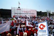 SIndicatos México, foto Xinhua