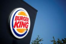 Logo Burger King iluminado, foto Reuters