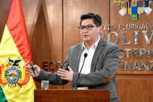 Marcelo Montenegro ministro de Economia de Bolivia, foto La Razón