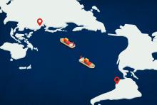 Dibujo Puerto Chancay, ilustración Katherine Calderón