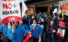 Huelga en Walmart hace 4 años, foto Reuters
