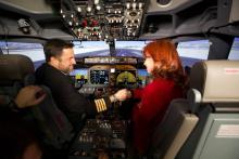 Aerolínea argentina. Foto: Cristina Kirchner vía Twitter. 