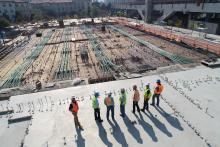 Trabajadores construcción
