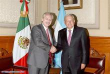 AMLO y Fernández. Foto: Xinhua. 