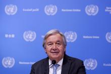 Guterres ONU, foto Reuters