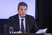 Sergio Massa. Foto: Xinhua. 