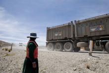 crédito foto Reuters bloqueo carretera Las Bambas en Perú