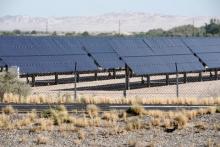 Planta fotovoltaica. Foto: Reuters. 