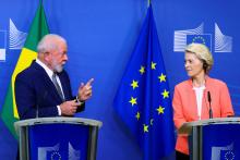crédito foto Ursula von der Leyen, Luiz Inácio Lula da Silva Reuters