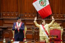 Dina Boluarte asume como presidenta de Perú tras destitución de Pedro Castillo