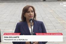 Presidenta Dina Boluarte: asunción de mando es una oportunidad para reorientar el país