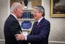 Lasso y Joe Biden coinciden en que se han alcanzado avances históricos en la relación entre Ecuador y EE. UU.