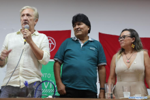 Evo Morales presenta foro Runasur a organizaciones sociales de Brasil, buscando una "América Plurinacional"