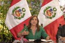 Presidenta de Perú dice que seguirá "haciendo gestión" mientras Congreso no adelante elecciones