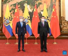 Destacan cierre de negociación de TLC Ecuador-China